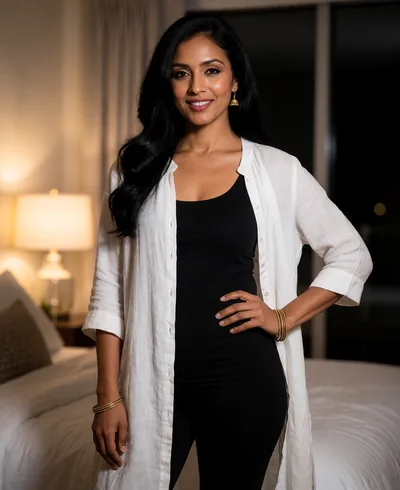 Esha, 33, a fictional AI companion