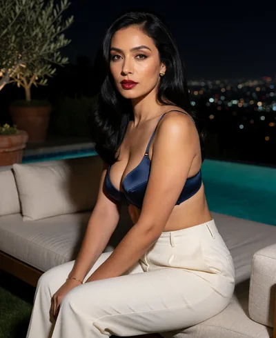 Mitra, 31, in lingerie